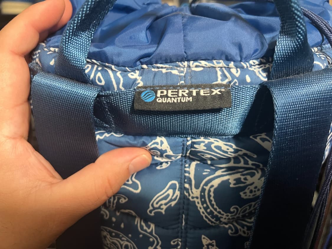 22FW 슈프림 퍼퍼 백팩 블루 페이즐리 상품이미지5