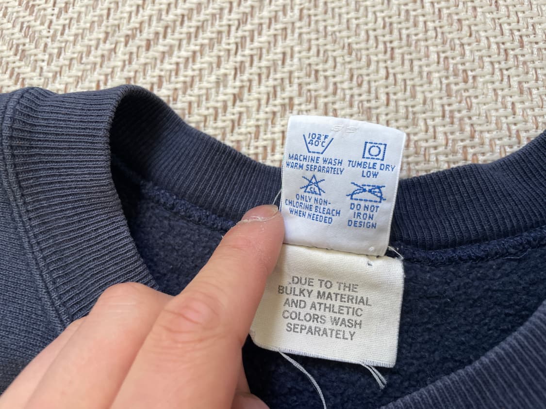 90s usa 챔피온 리버스위브 그리넬 컬리지 스웻셔츠  상품이미지6