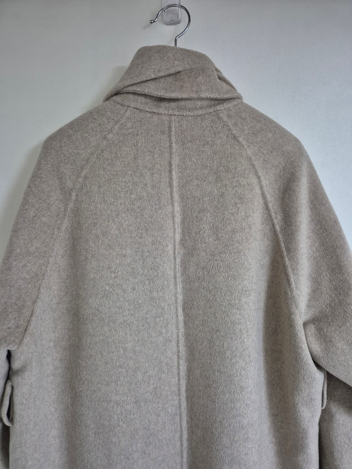 무신사스탠다드 발마칸 로브 코트 오트밀 XS 상품이미지8