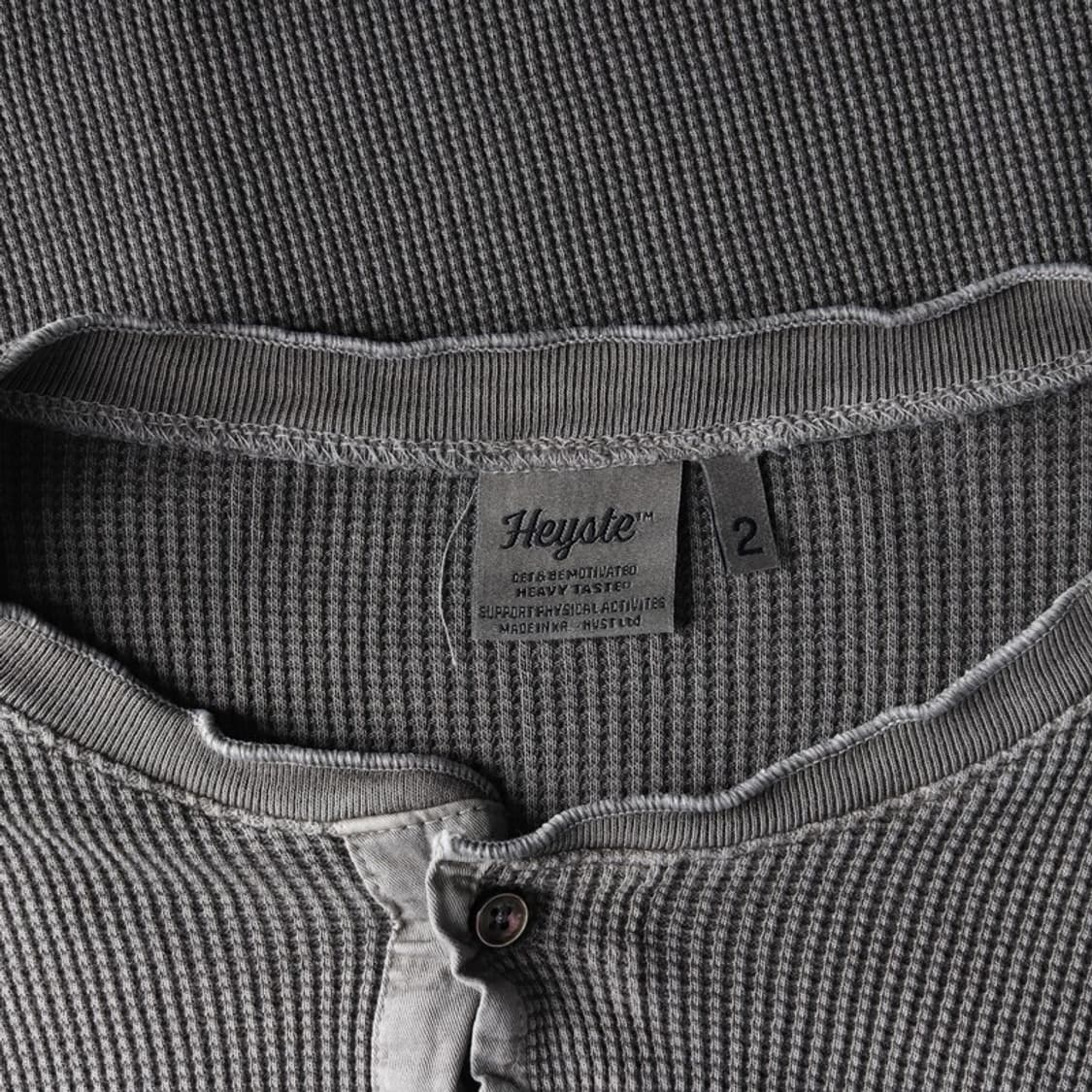 헤이스트 와플 헨리셔츠 2 상품이미지5