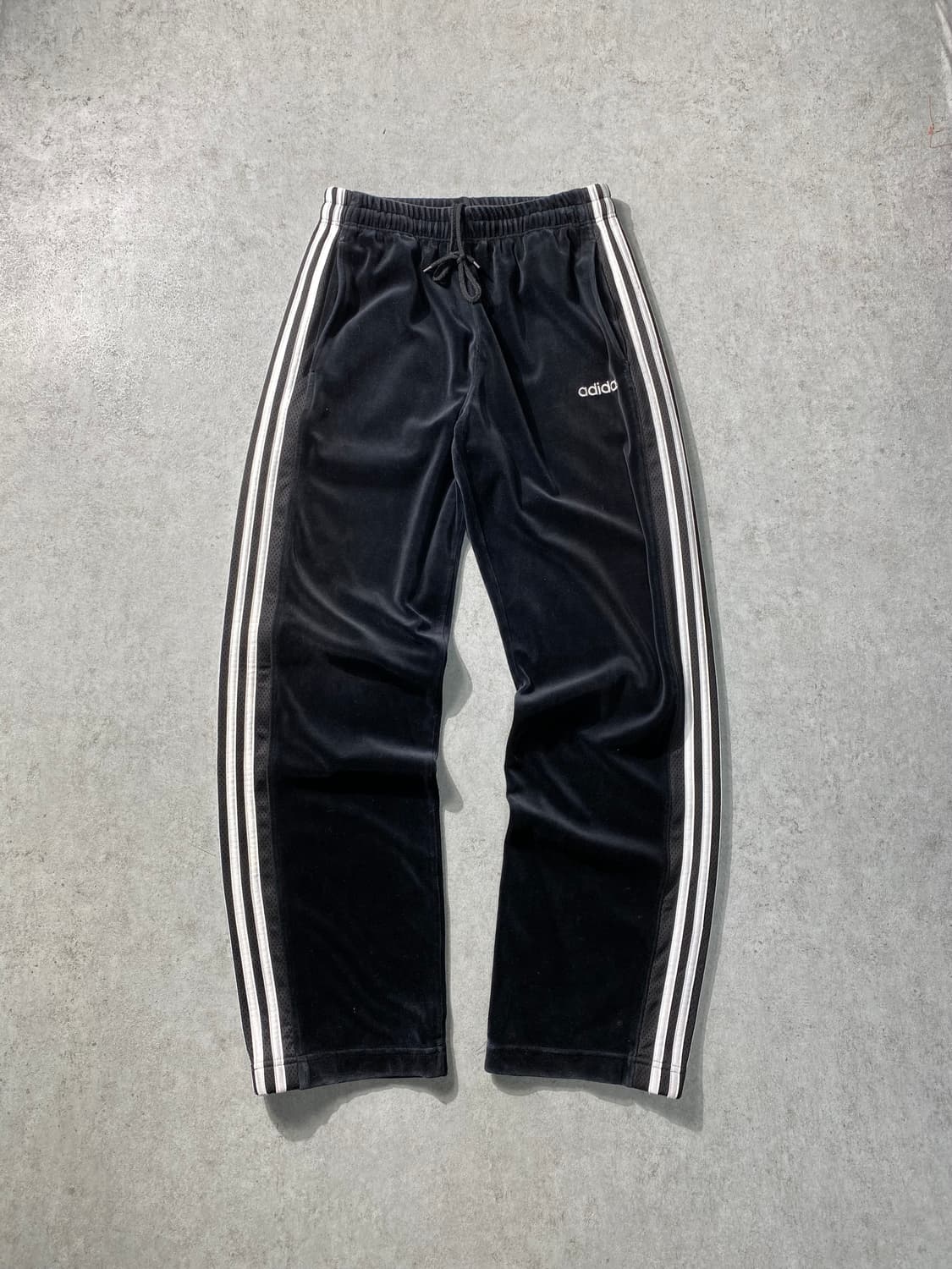 [M] 00s Adidas 아디다스 다크네이비 벨루어 트랙져지 셋업 상품이미지8