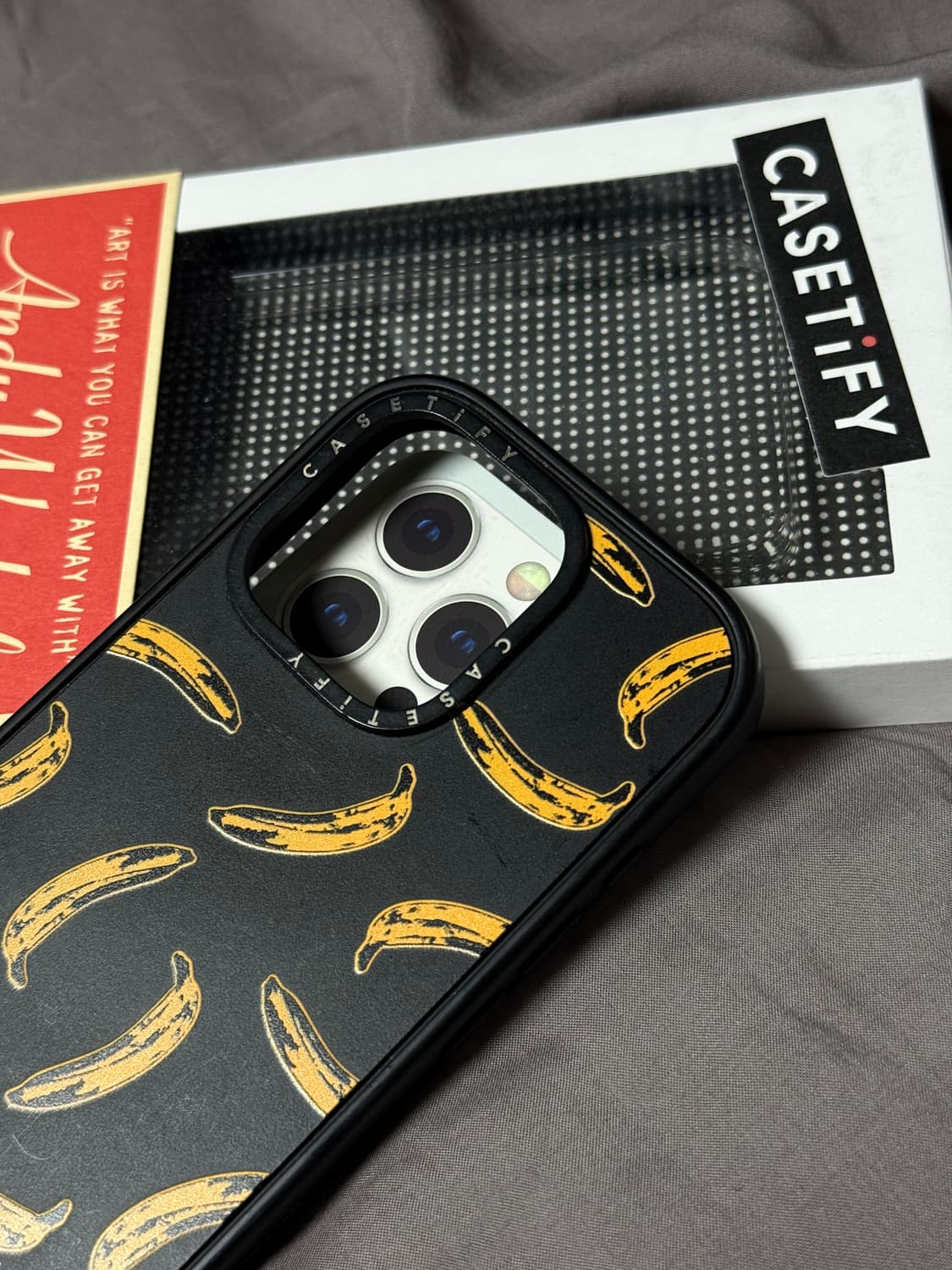 케이스티파이 앤디워홀 한정판 케이스 블랙 아이폰 16프로 맥세이프 상품이미지4