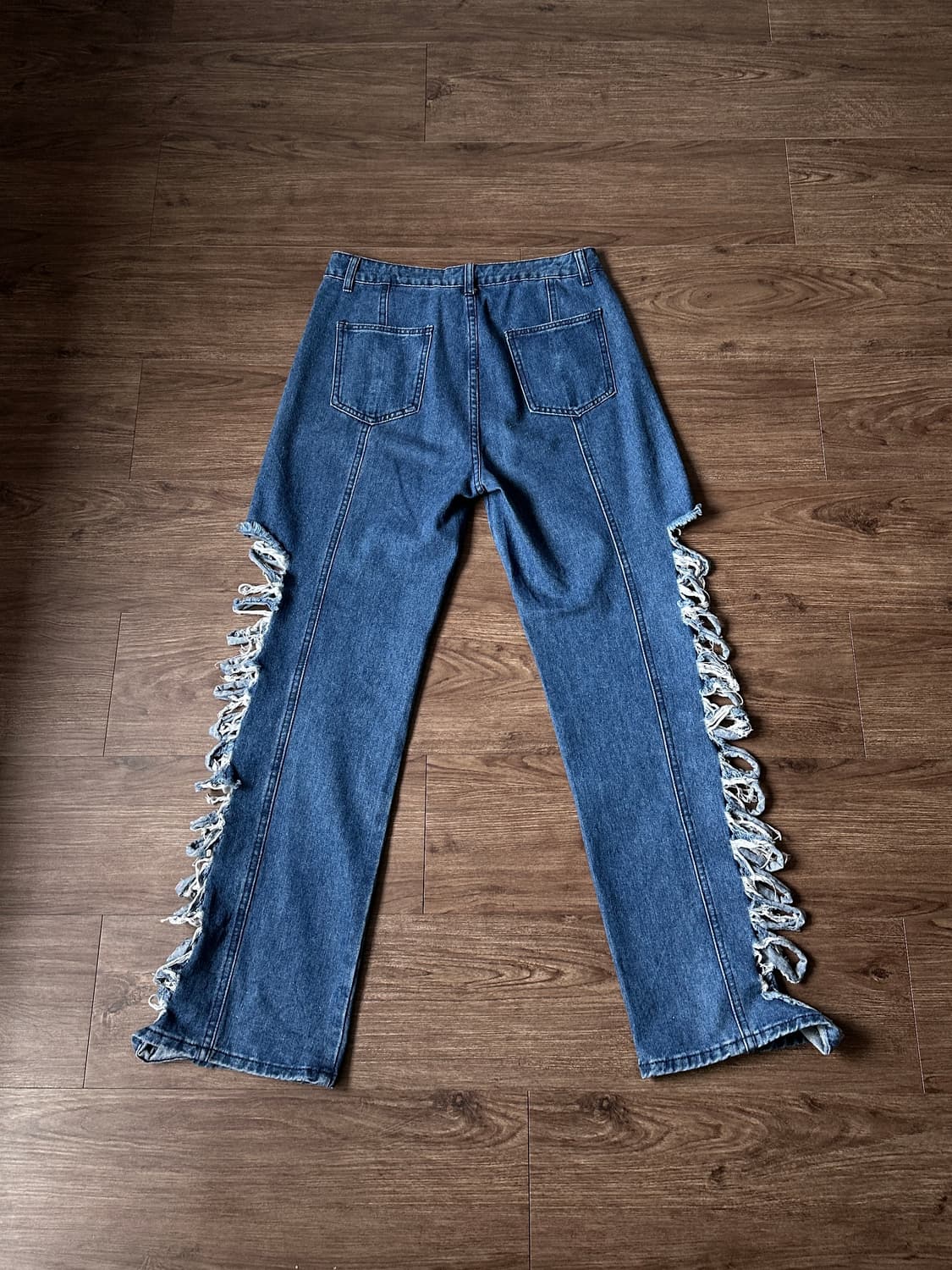 사이드 리프드 와이드 진 상품이미지9