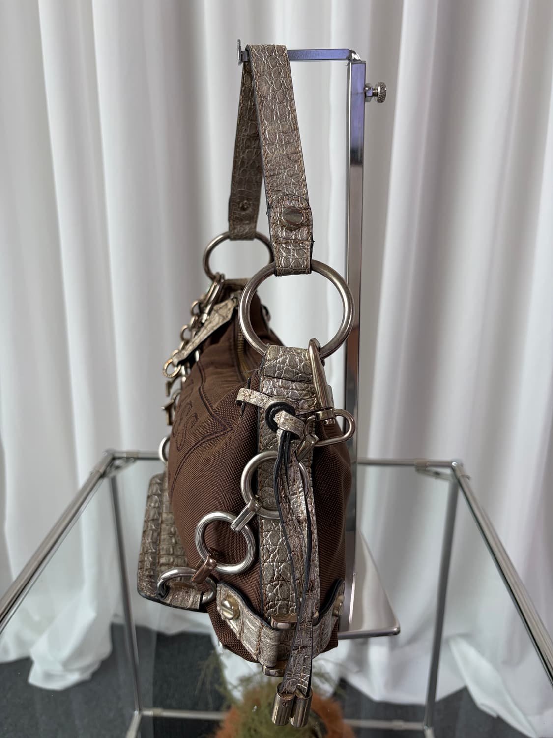 게스 Y2K 체인 숄더백 상품이미지6