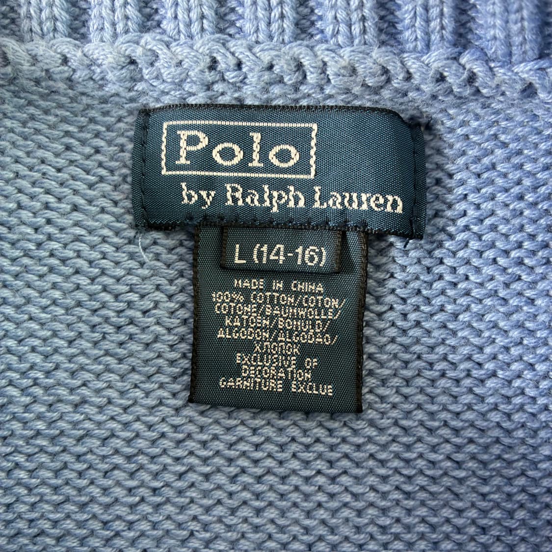 Polo  폴로 랄프로렌 자수 소라 코튼 니트   상품이미지5