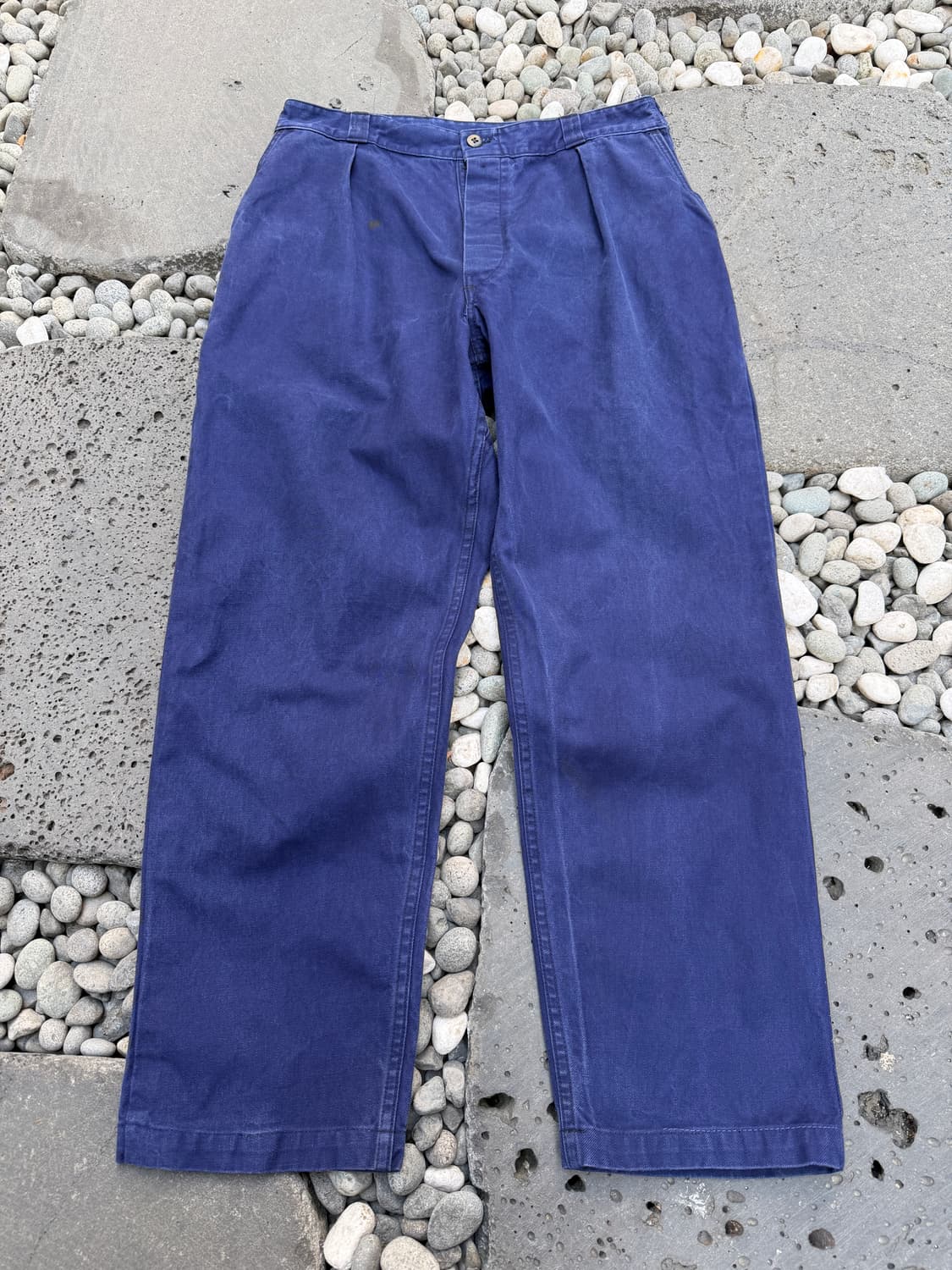 OLD VINTAGE WASHED PURPLE BLUE 프렌치워크팬츠 상품이미지1