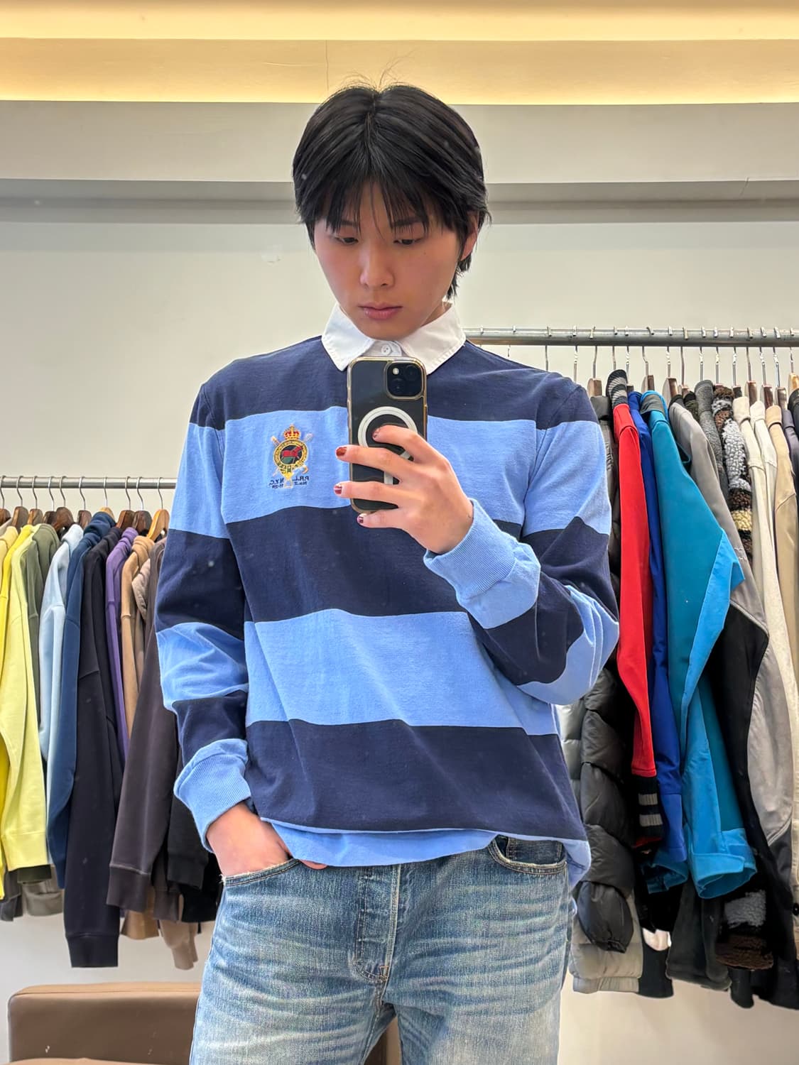 폴로 랄프로렌 스트라이프 저지 럭비 셔츠 상품이미지8