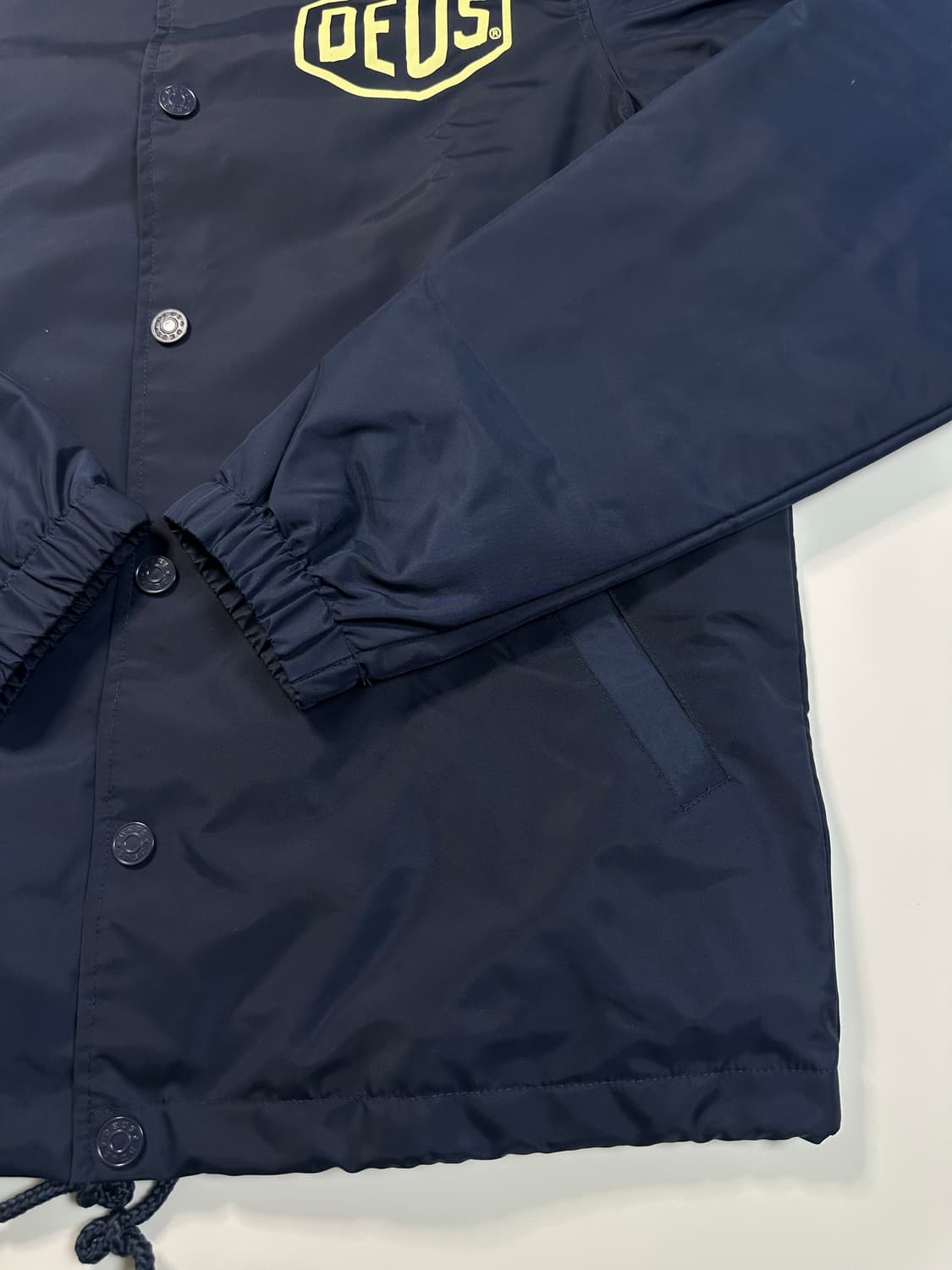 데우스 네이비 나일론 코치자켓 상품이미지5