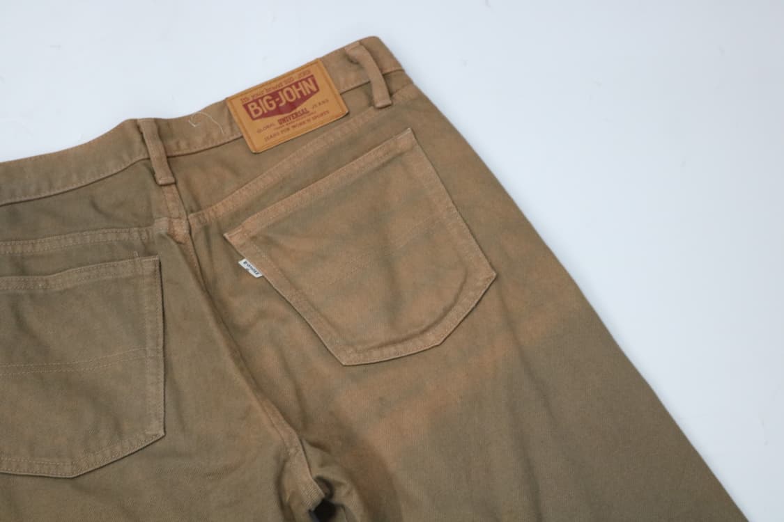 BIG JOHN 빅존 빈티지 워시드 코튼 트윌 팬츠 브라운 (32) 상품이미지7