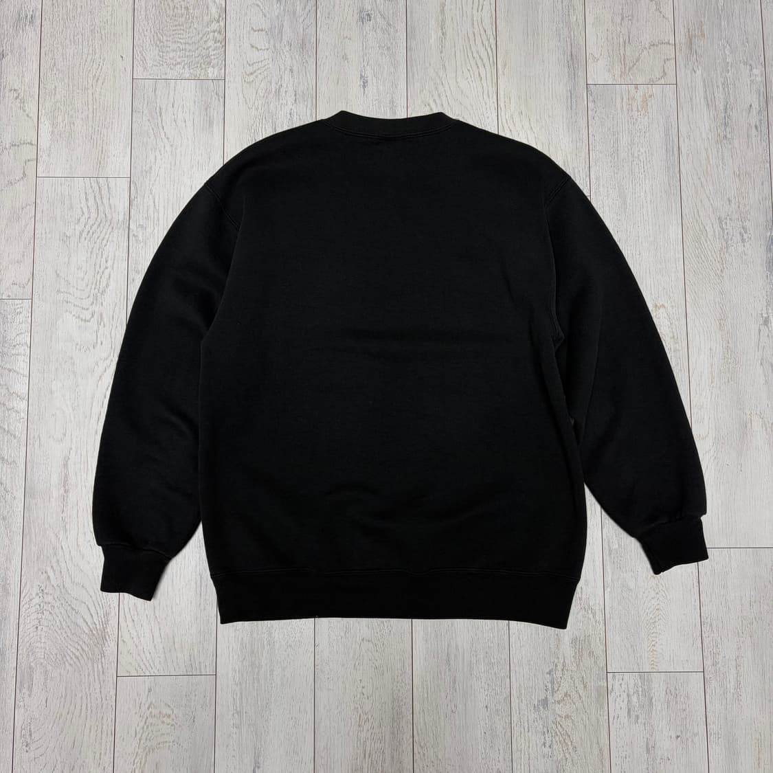 90s 러셀에슬레틱 스웻셔츠 블랙 상품이미지4