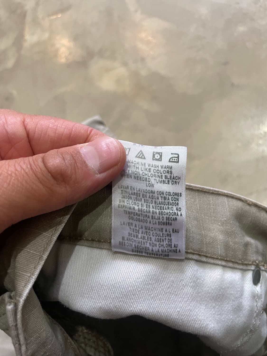 랭글러 립스탑 반바지 32 상품이미지8