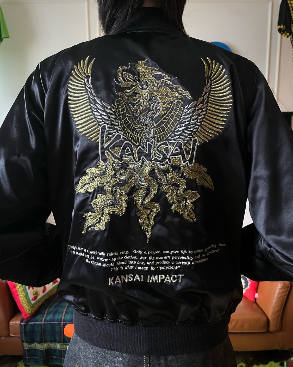 1980-90s KANSAI IMPACT Nylon Bomber JK 상품이미지3