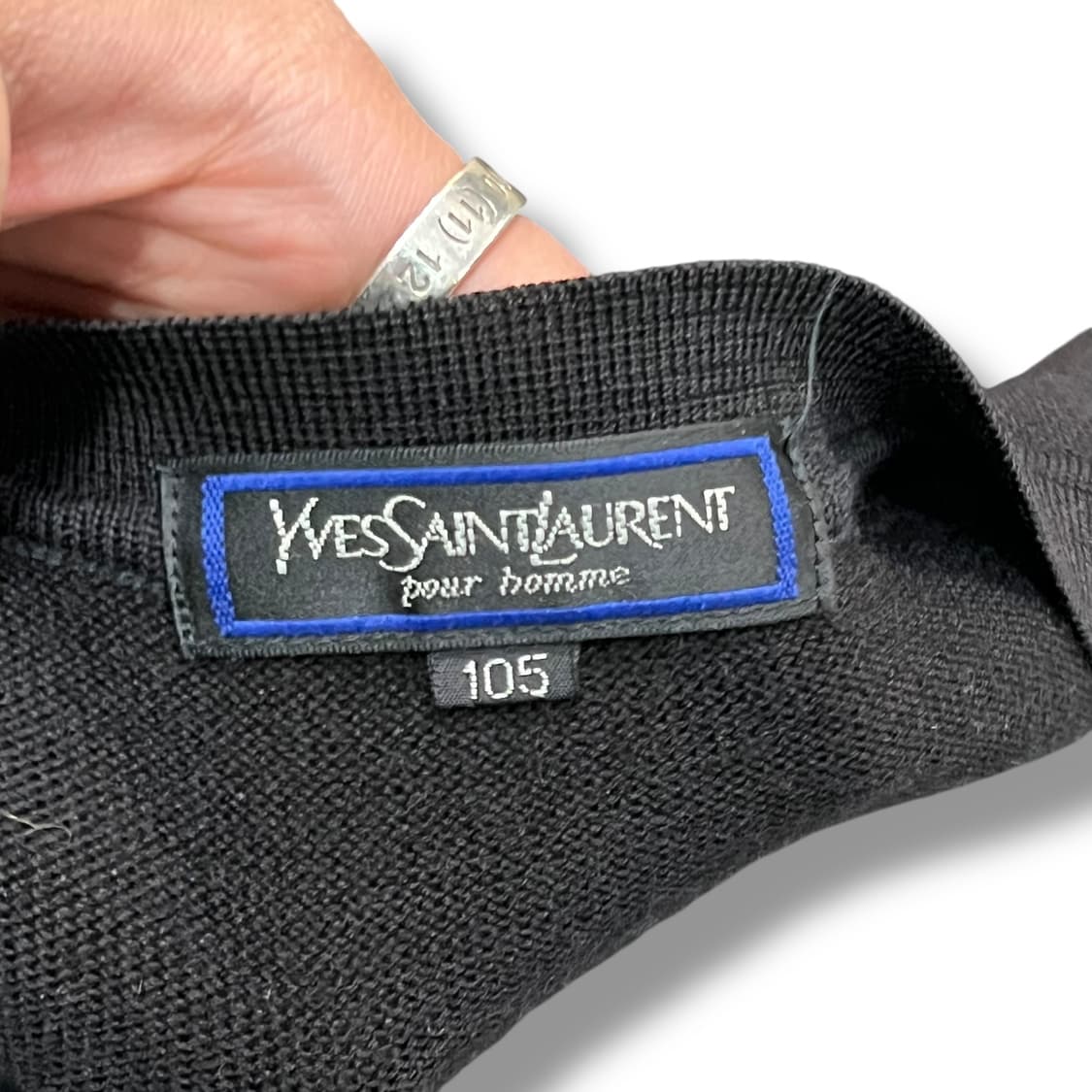  입생로랑 체크 니트 가디건 y14401 상품이미지7