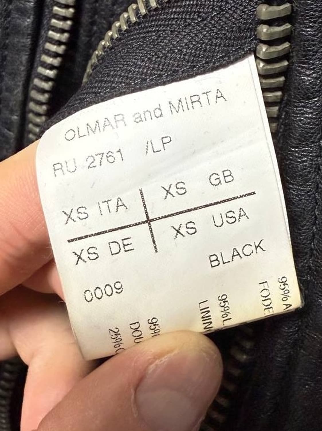 Rick Owens Leather Leather Jacket 상품이미지8