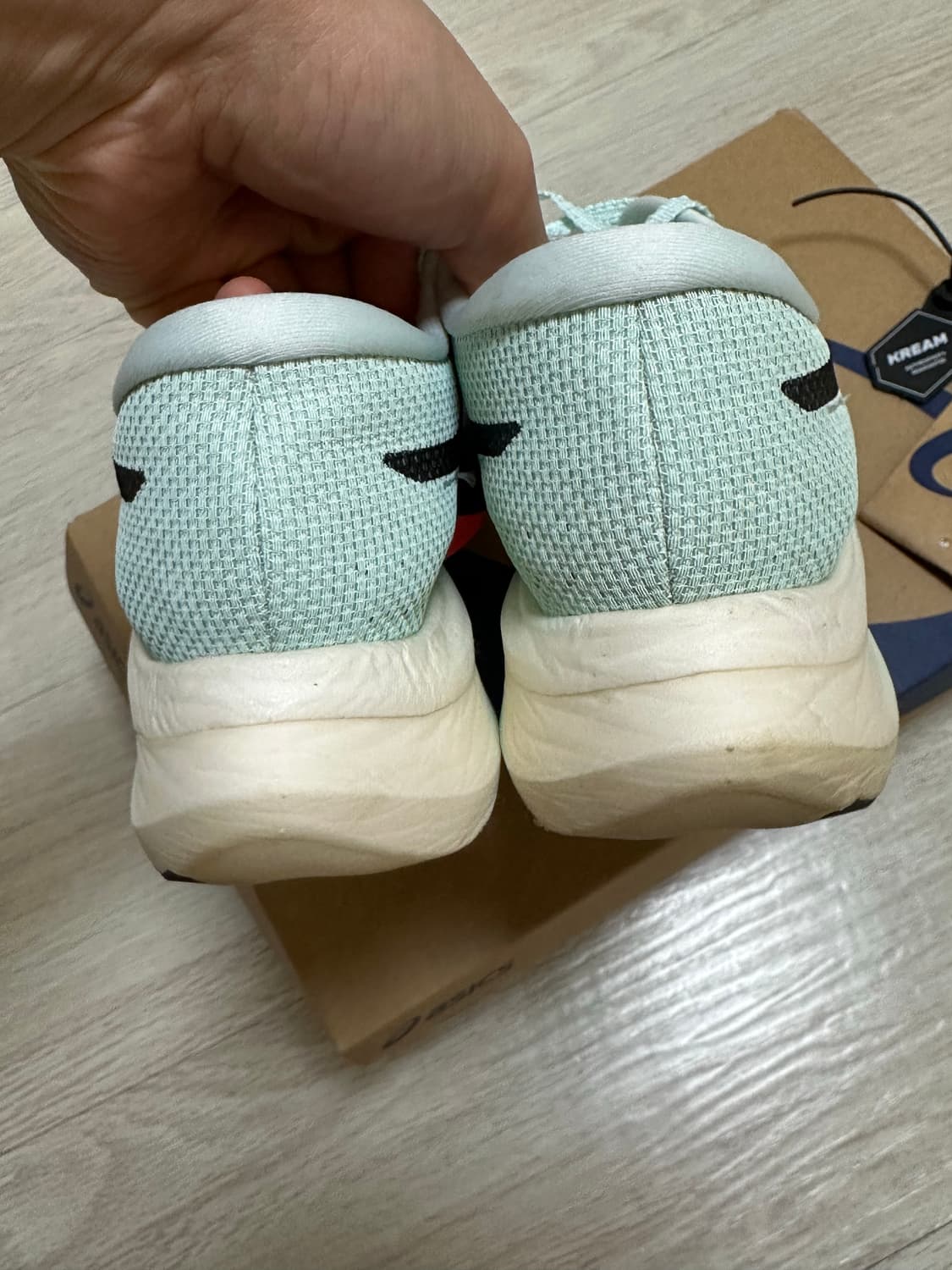 [270] 아식스 메타스피드 엣지 파리 일루미네이트 민트 블랙 상품이미지4