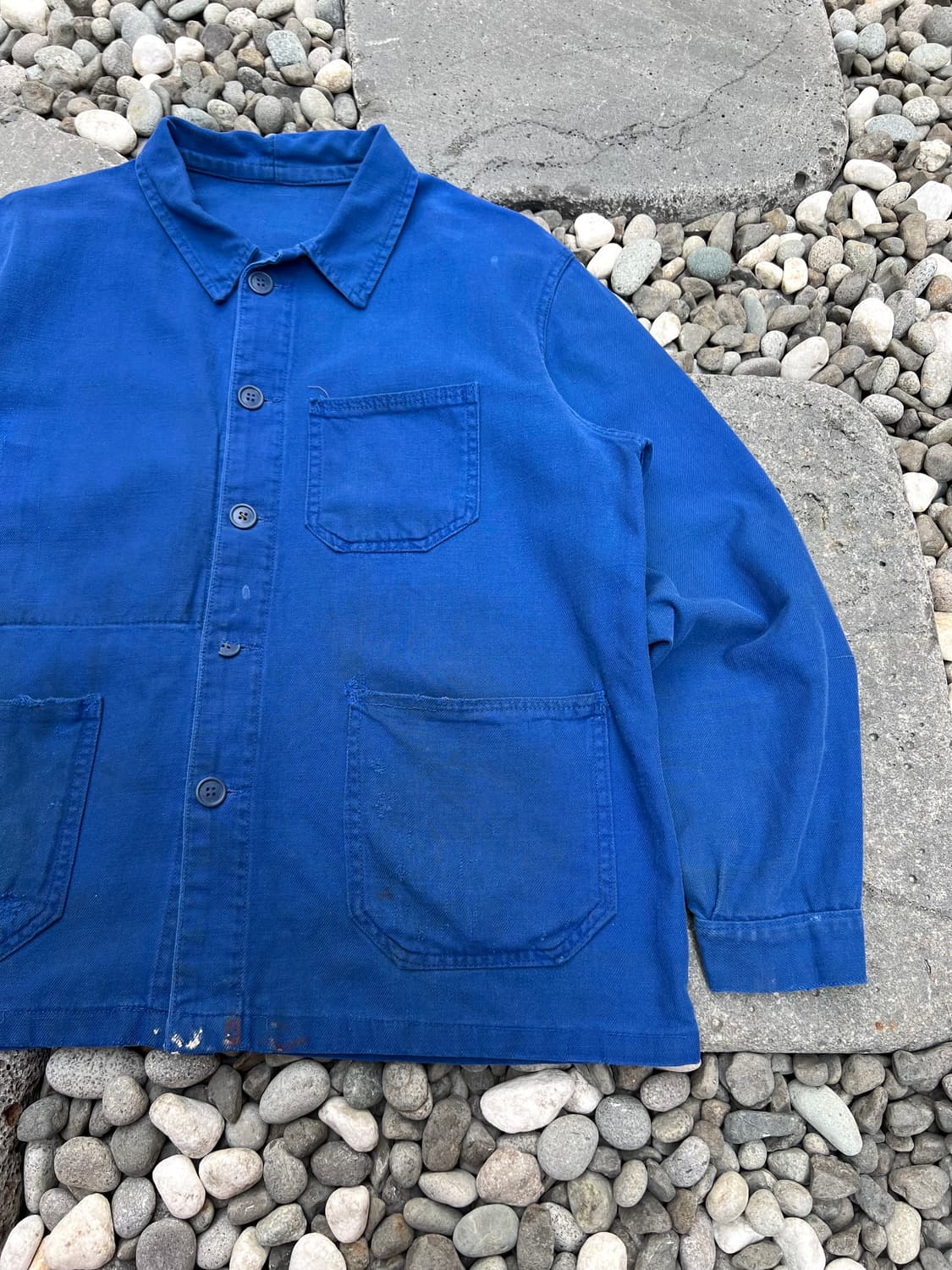 OLD VINTAGE WASHING BLUE 빈티지프렌치워크자켓 상품이미지4