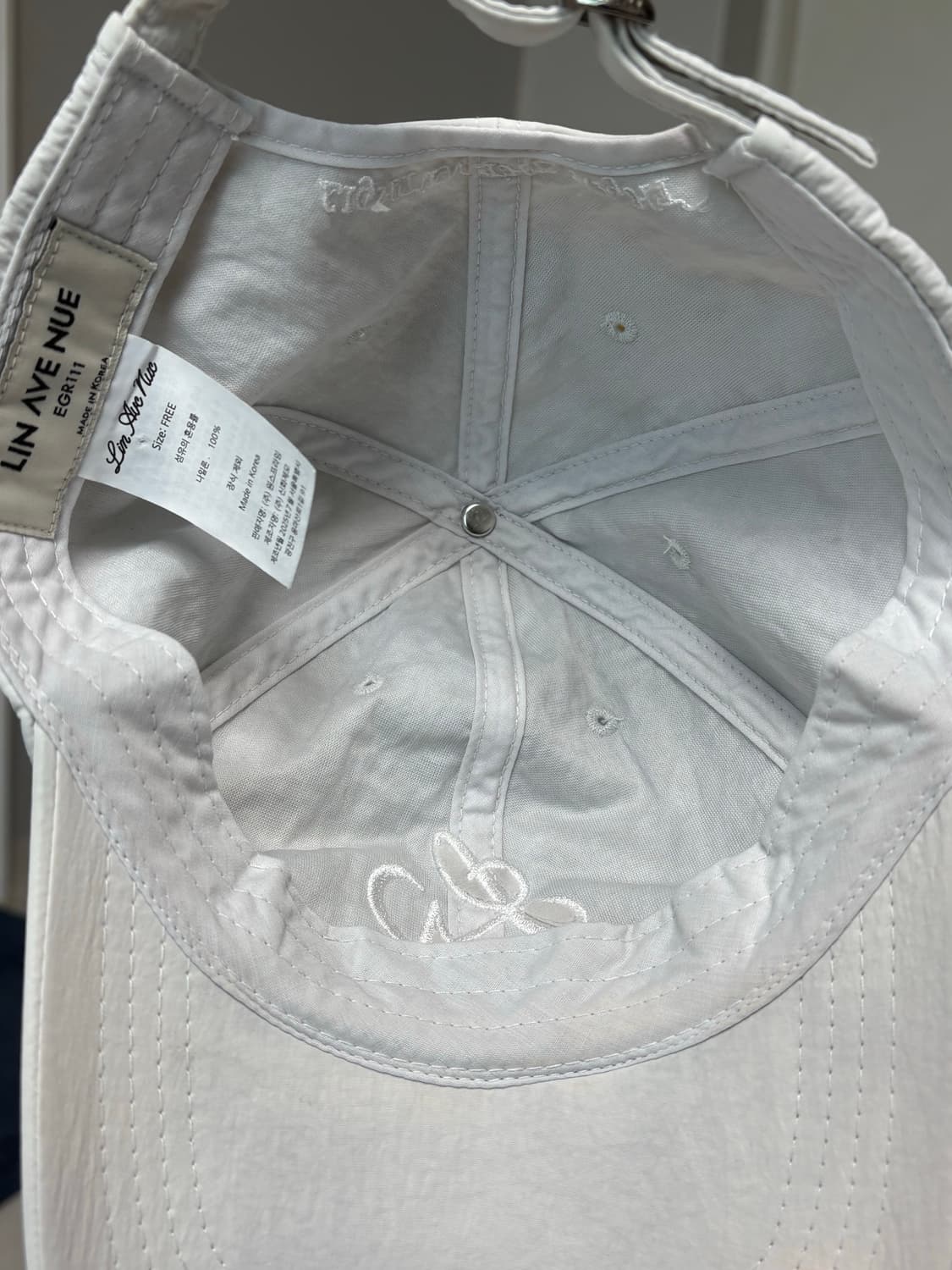 린에비뉴 LA 로고 나일론 볼캡 상품이미지5