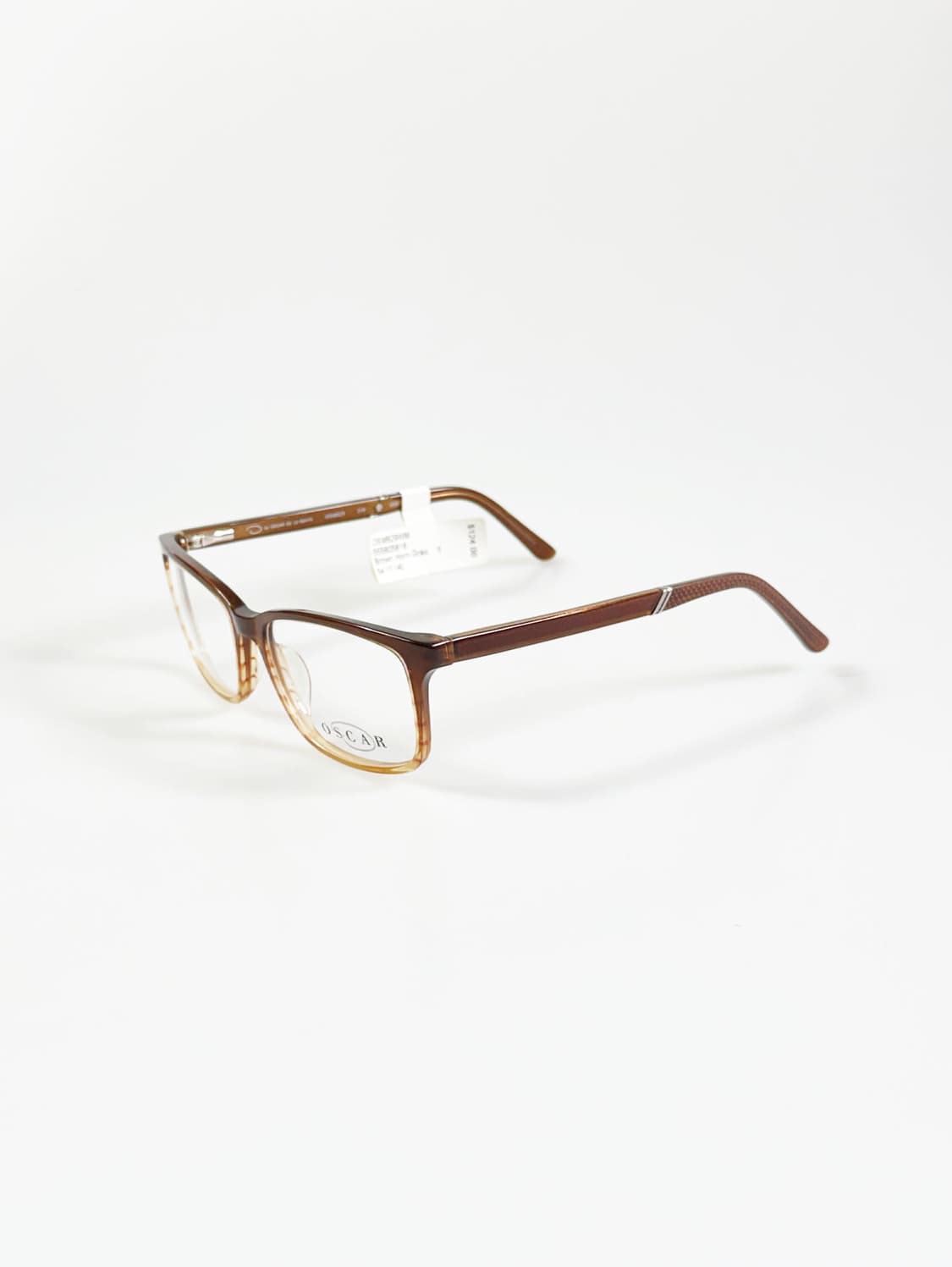 OSCAR De La Renta 브라운 뿔테 스퀘어 빈티지 안경 상품이미지3