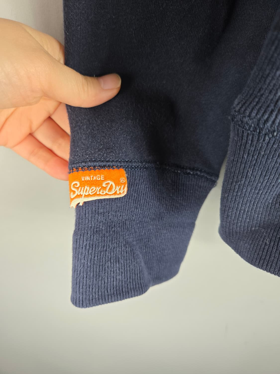 [무료배송]슈퍼드라이 M 남성 기모 후드티 후드 긴팔 티셔츠 상품이미지4