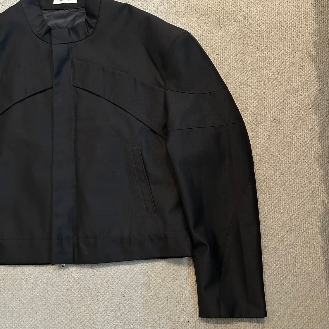 논노드 nonnod 크롭 라이더 자켓 상품이미지4