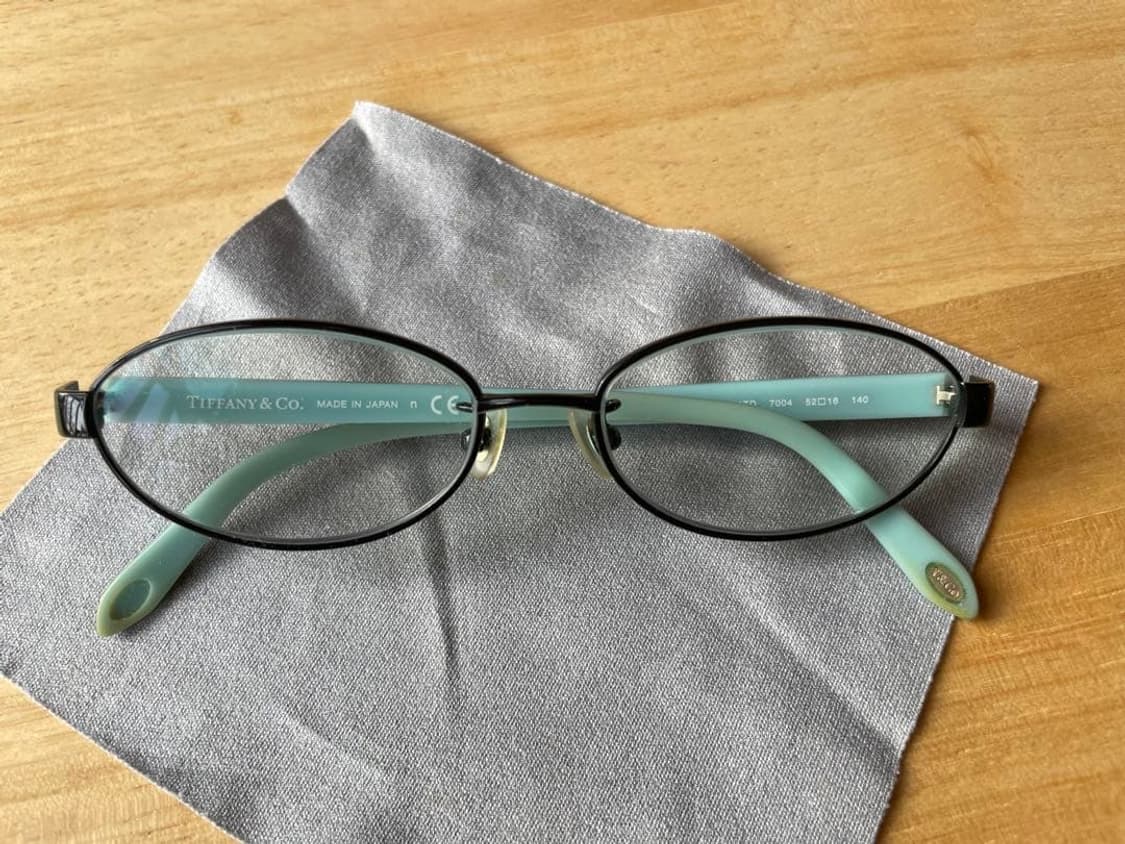 Tiffany & Co. 민트블랙 타원형 안경+정품케이스 상품이미지1