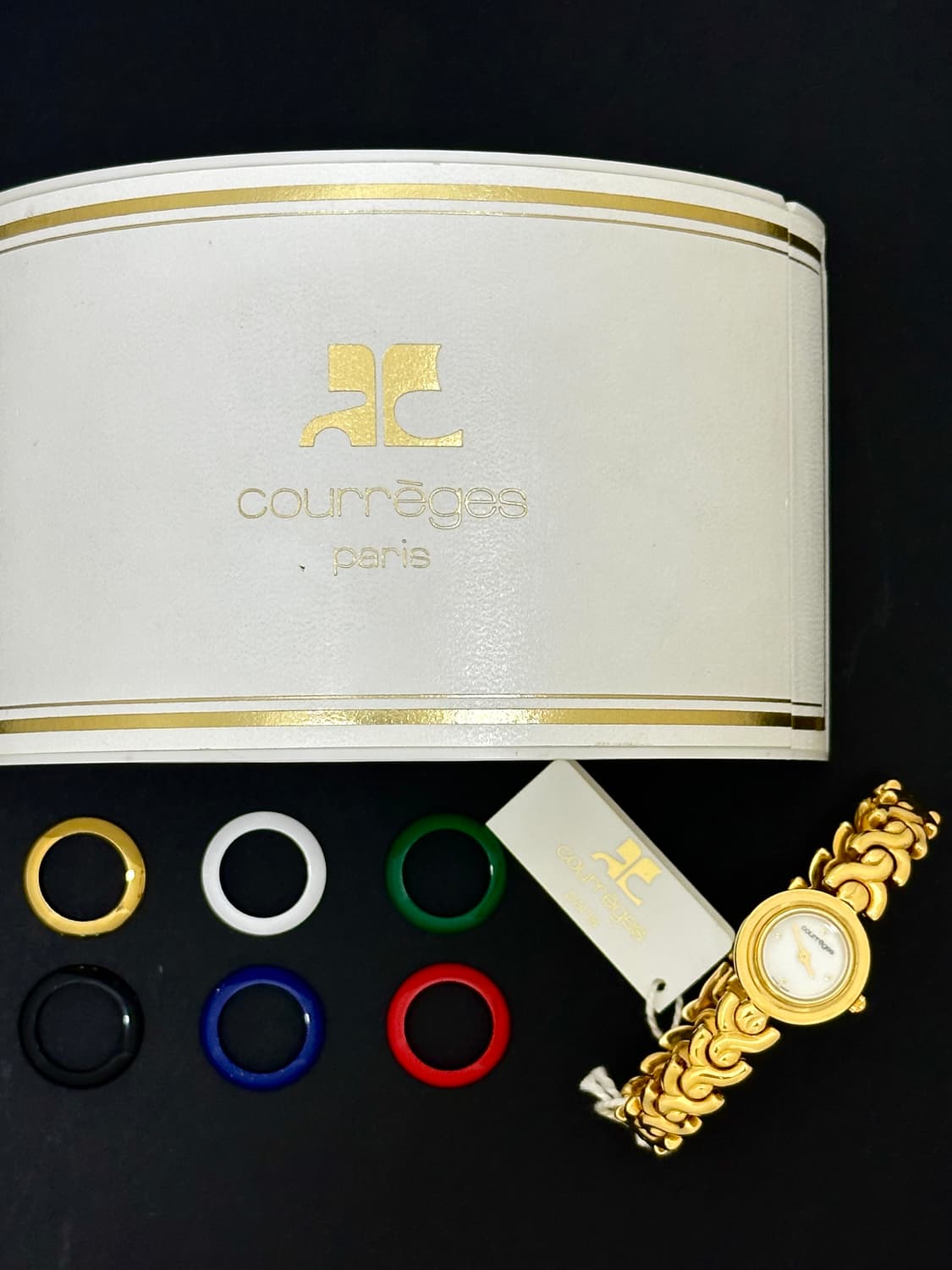 <데드스탁> 꾸레쥬 베젤 체인지 시계 상품이미지2