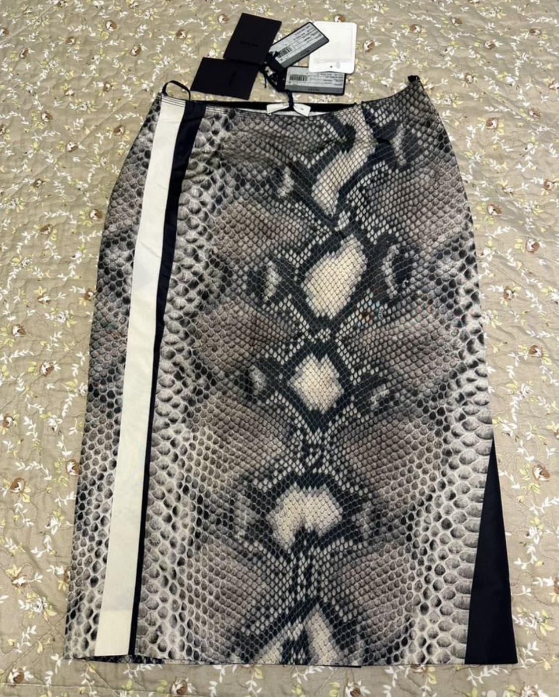 PRADA 프라다 09/SS 미디 스커트(실크)38 사이즈-해외발송 상품이미지3