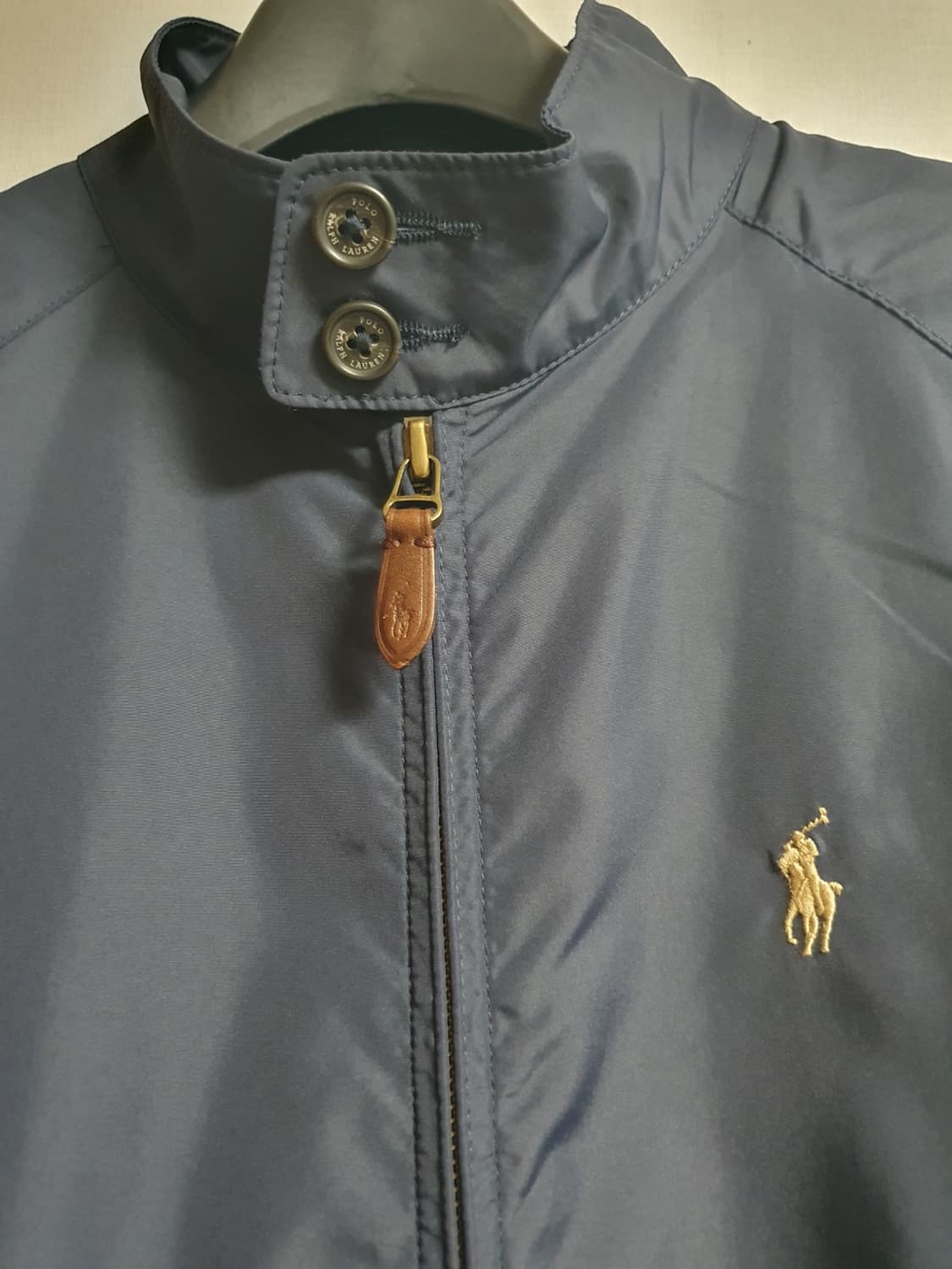 폴로랄프로렌 체크안감 집업 자켓 네이비 S 상품이미지7