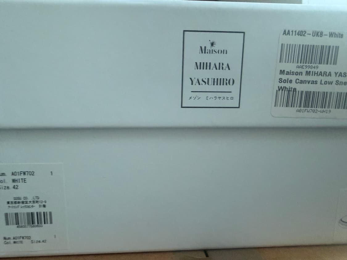 [42]미하라 야스히로 피터슨 OG 솔 캔버스 로우 스니커즈 화이트 상품이미지3