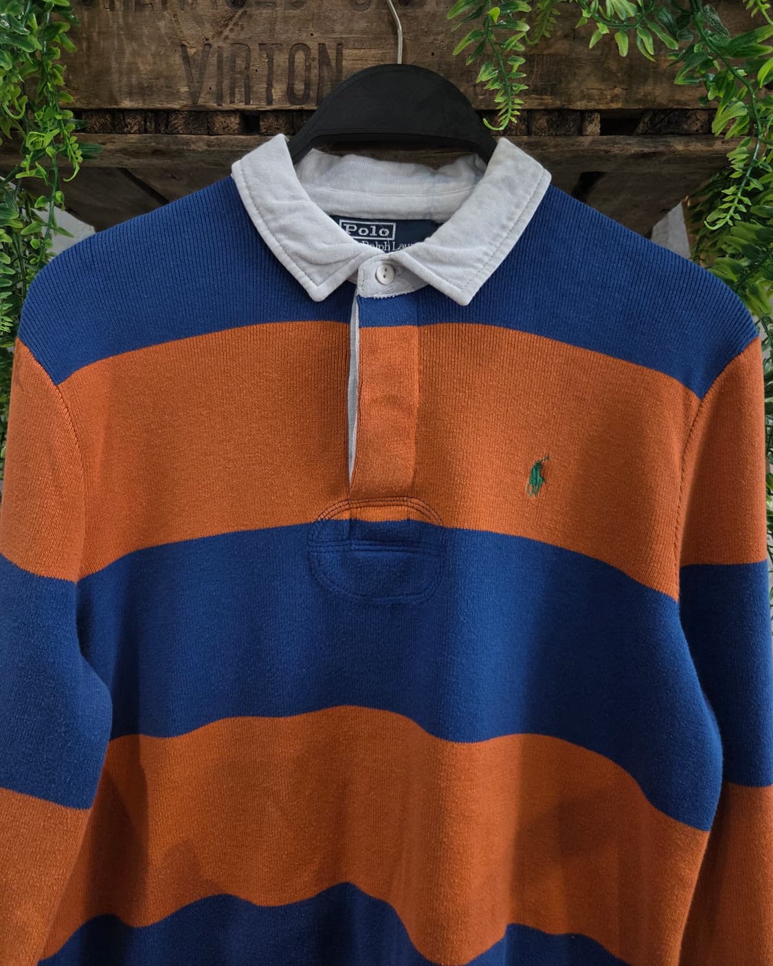 Polo 폴로 오렌지 스트라이프 럭비티 상품이미지2
