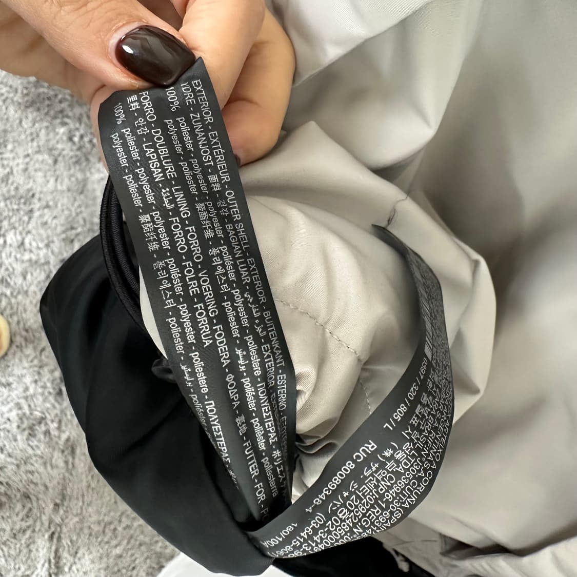 자라 남자 패딩 후드티 L  EIW 상품이미지9