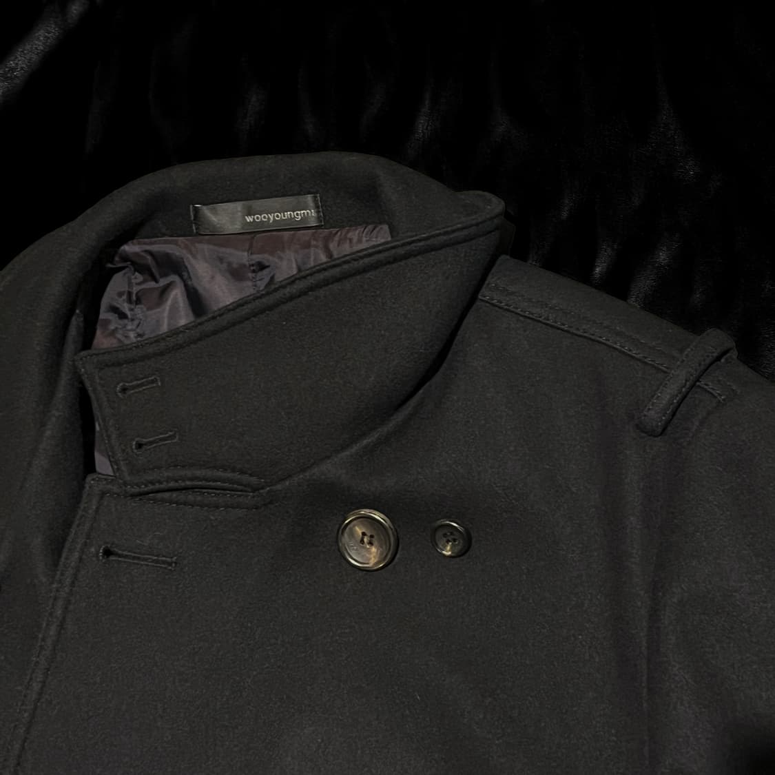 우영미 코트 블랙 상품이미지3