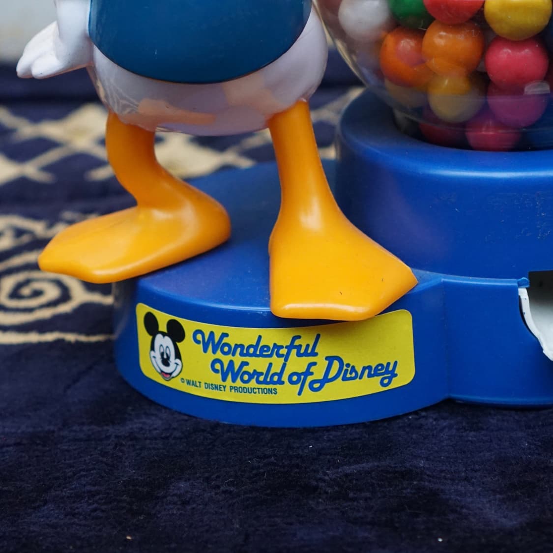 빈티지 소품 1980s 디즈니 도널드덕 검볼머신 상품이미지4