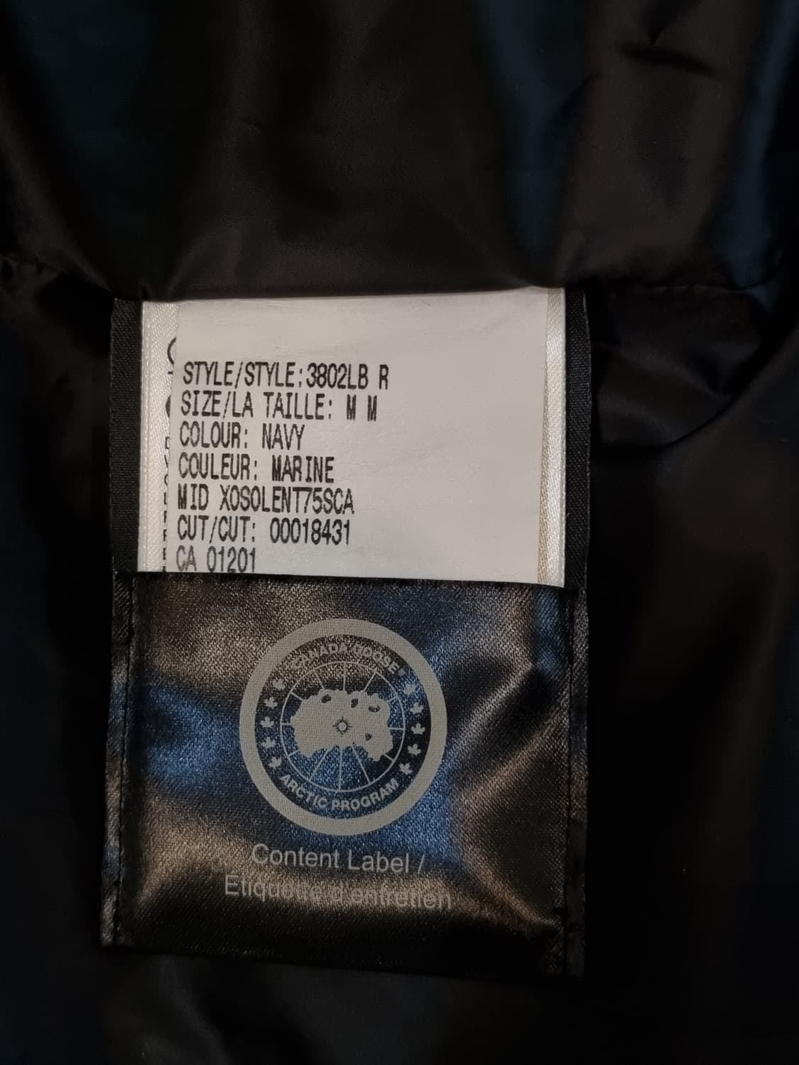 정품/캐나다구스 여성 쉘번 파카 블랙 M 상품이미지9