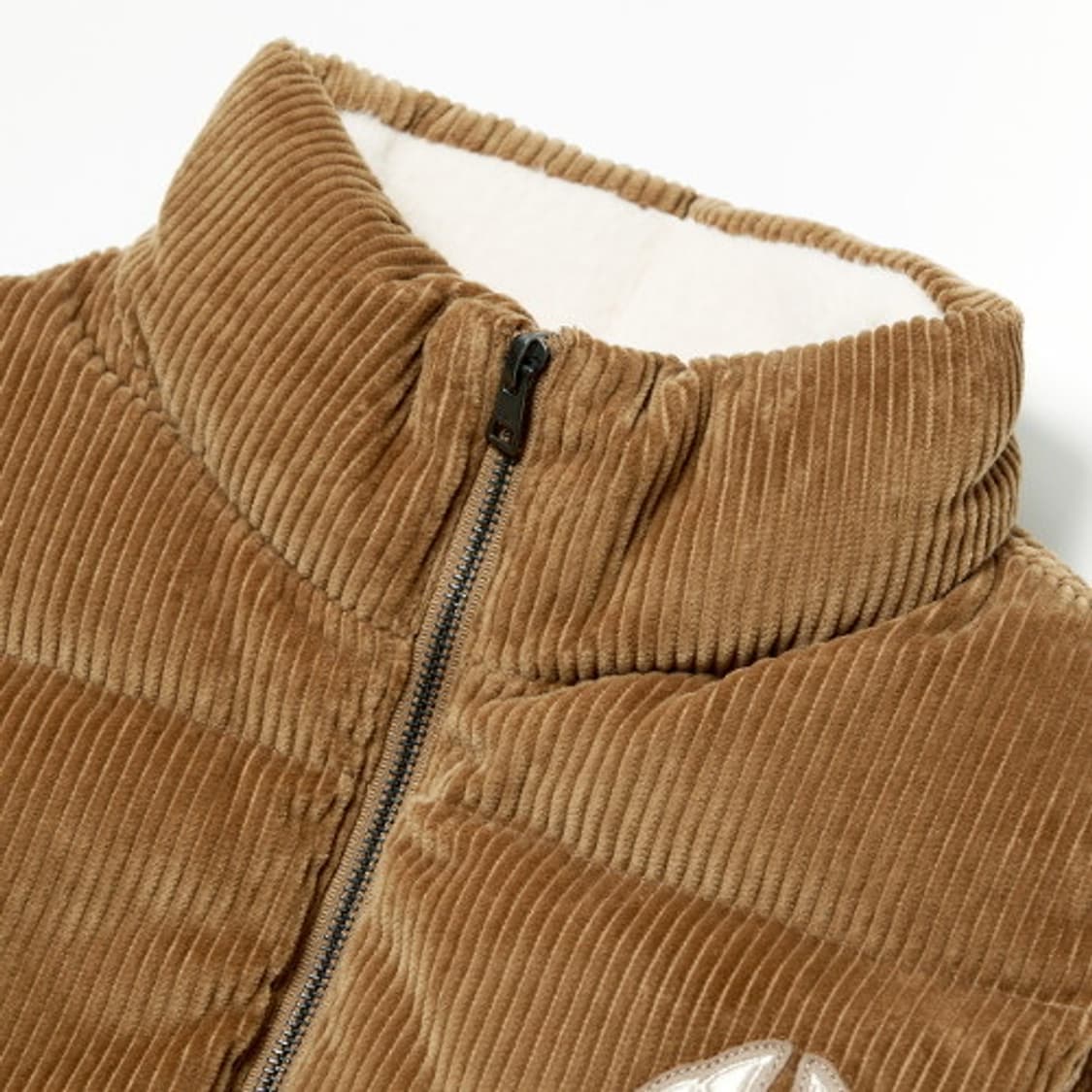 MLB 코듀로이 베이스 덕다운 베스트 패딩 조끼 브라운 XL 상품이미지2