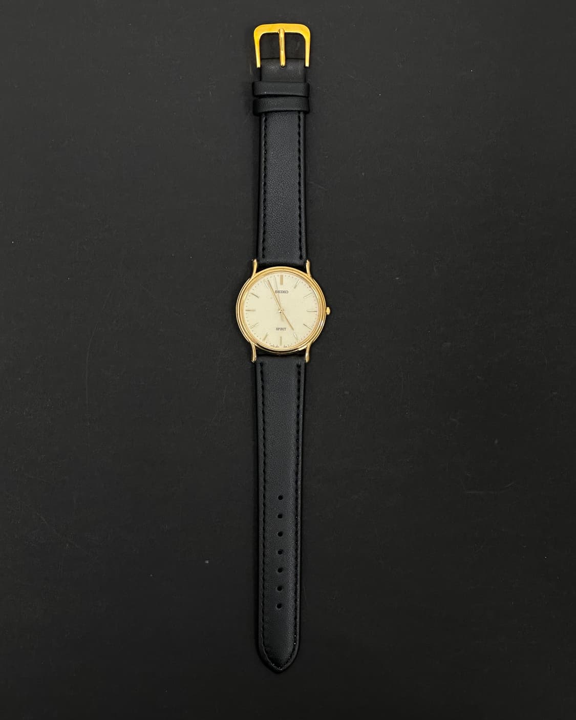 세이코 스피릿 골드 라운드 쿼츠 시계 상품이미지2