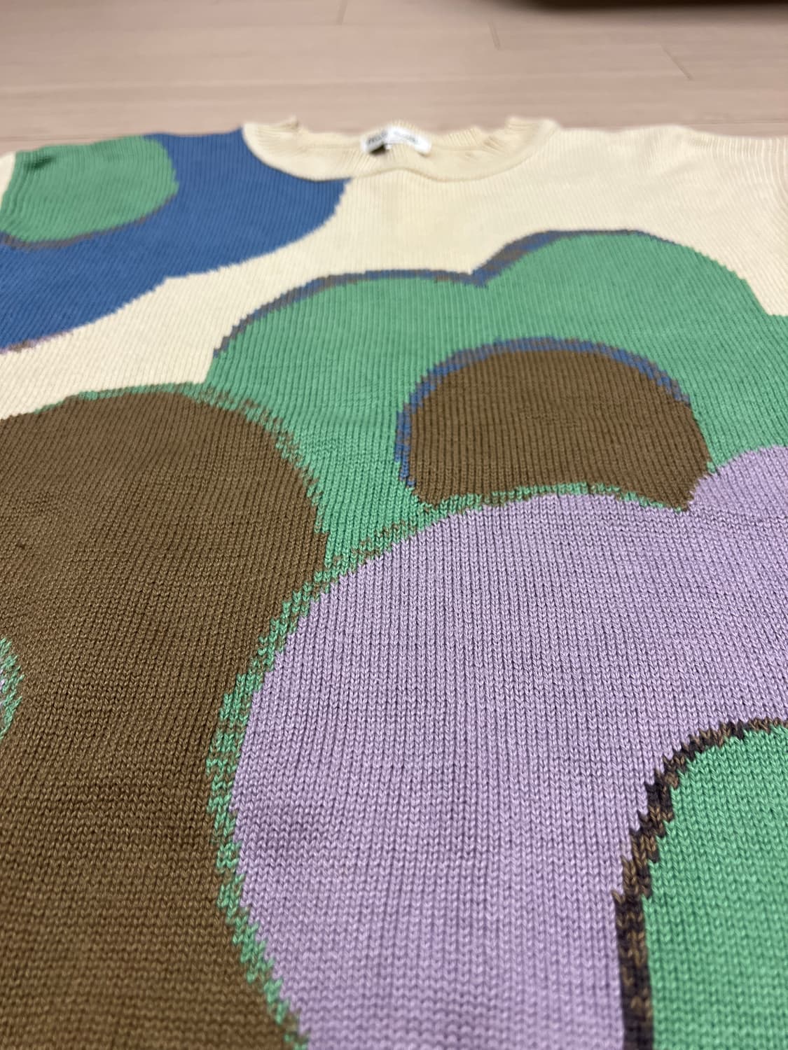 폴 스미스 플라워 패턴 니트 스웨터 아이보리 / L (정품) 상품이미지5