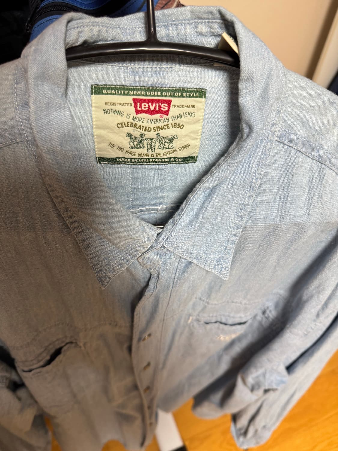 리바이스 샴브레이 셔츠 xl 상품이미지2