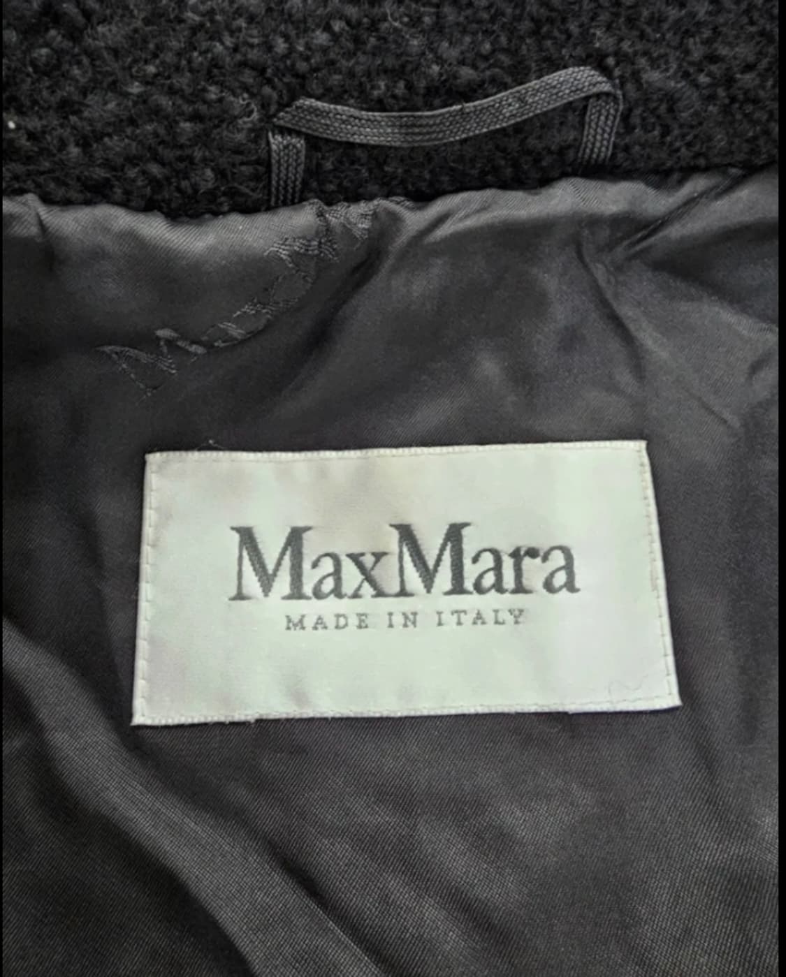 정품 막스마라 블랙 모직 더블 코트 ~66 상품이미지8