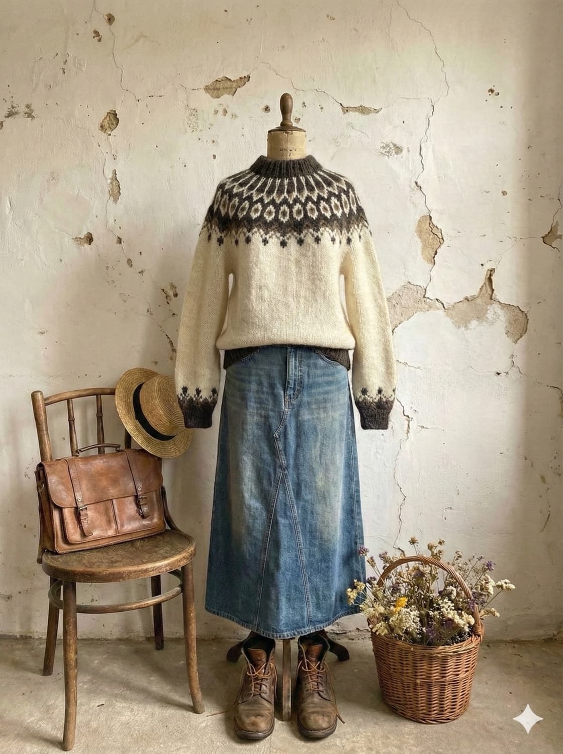 덴마크 핸드메이드 노르딕 스웨터 상품이미지3