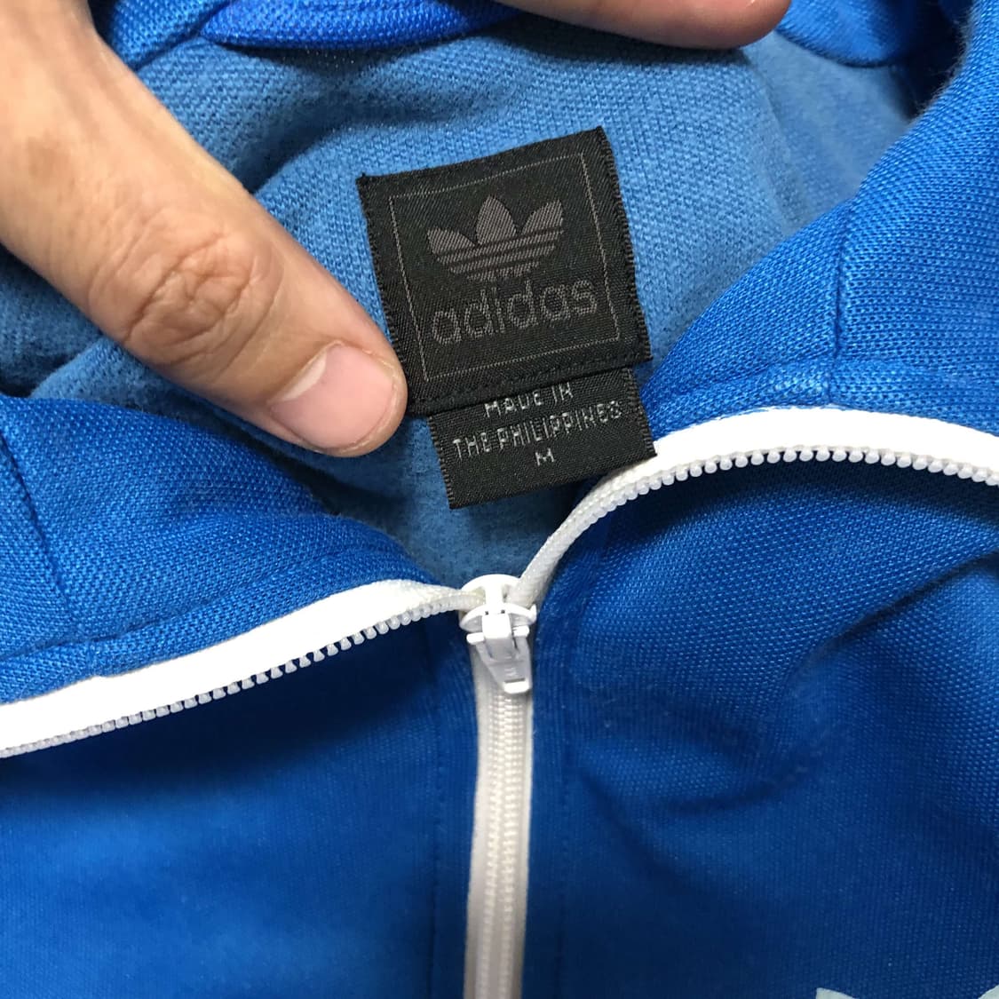 (95) 아디다스 adidas 유로파 TT 트랙탑 불꽃로고져지 블루 져지 상품이미지3