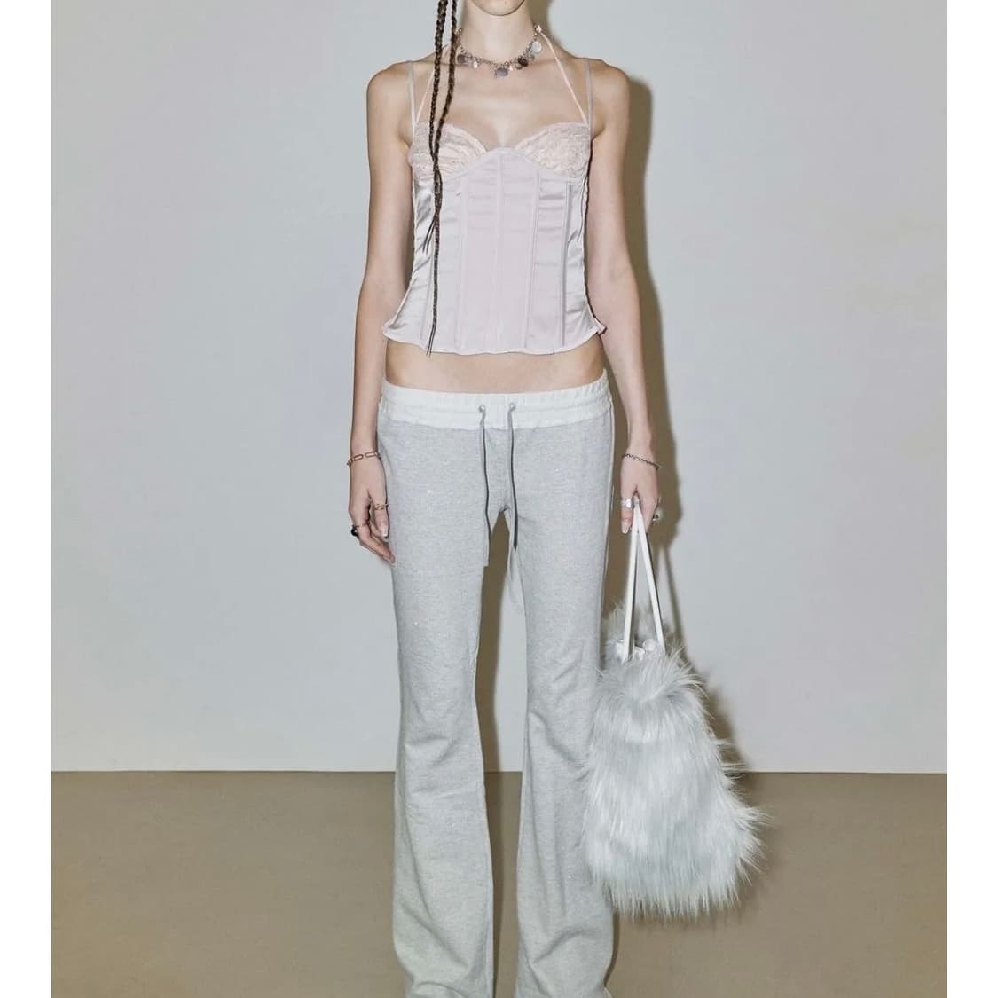 스컬프터 90s 글로시 코르셋 탑 S 상품이미지3