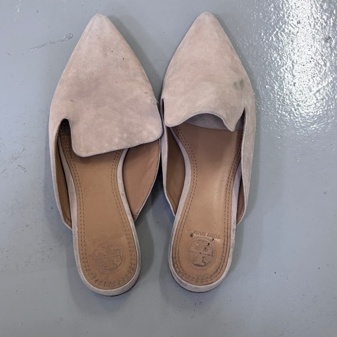 6 1/2 토리버치 스웨이드 뮬 0310E 상품이미지1