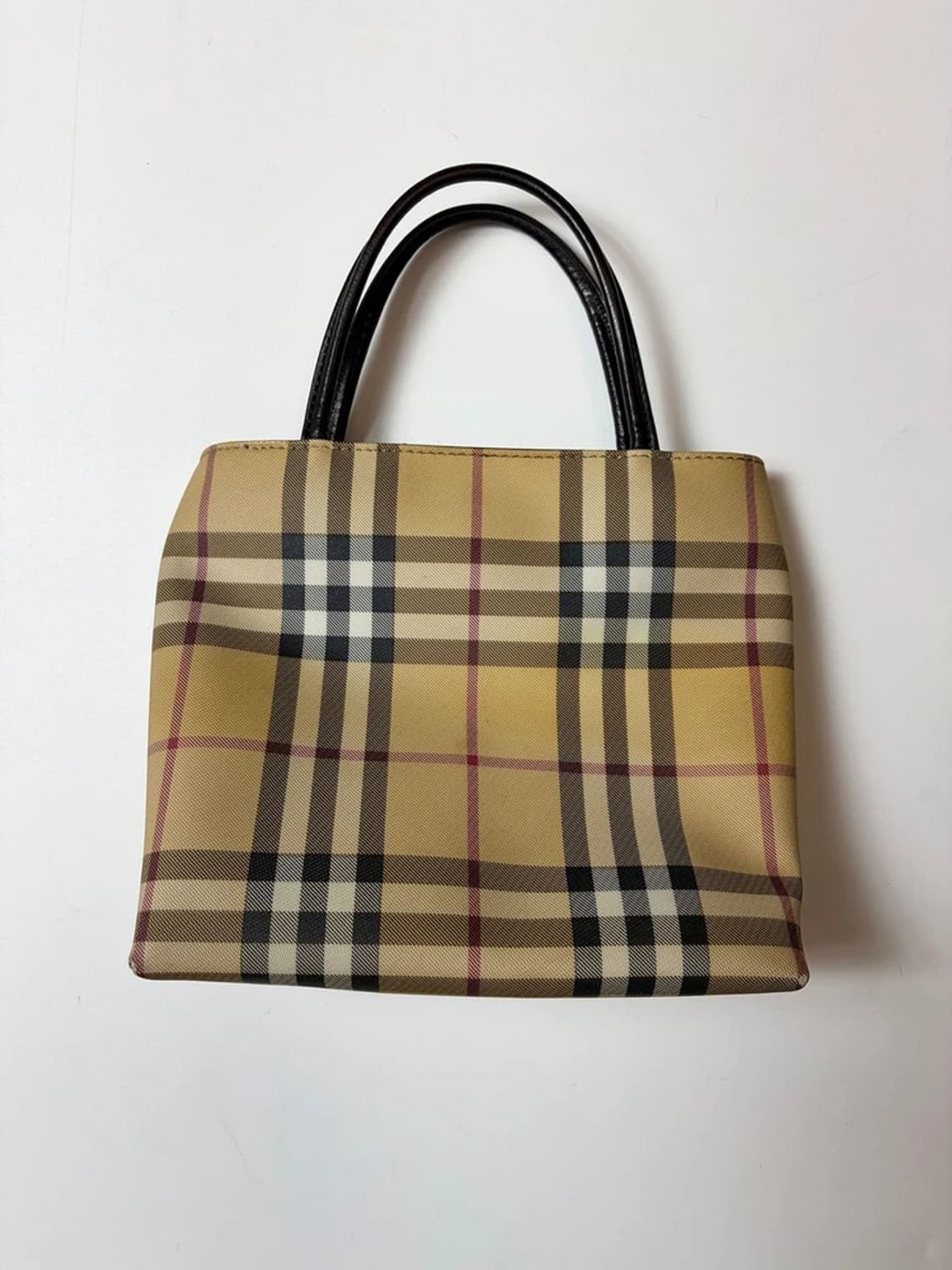 버버리 00's 노바체크 미니 토트백 Q1462 상품이미지4