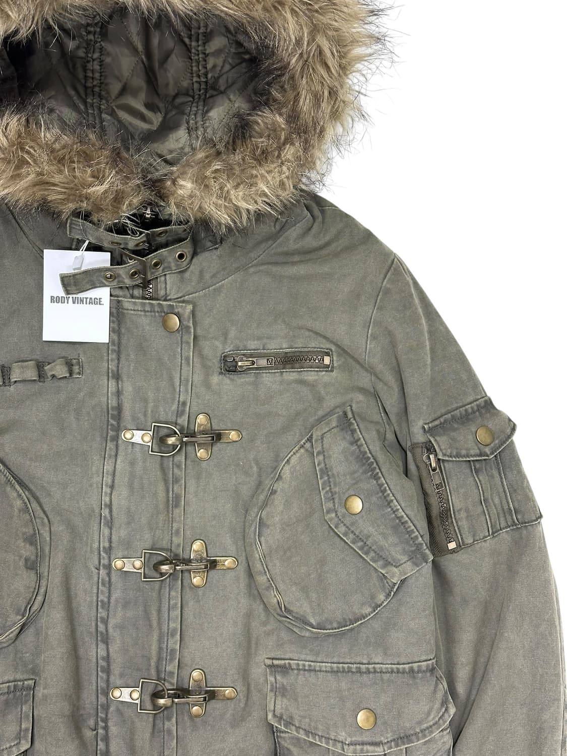 Crazy Ange 파이어맨 퍼 자켓 상품이미지3