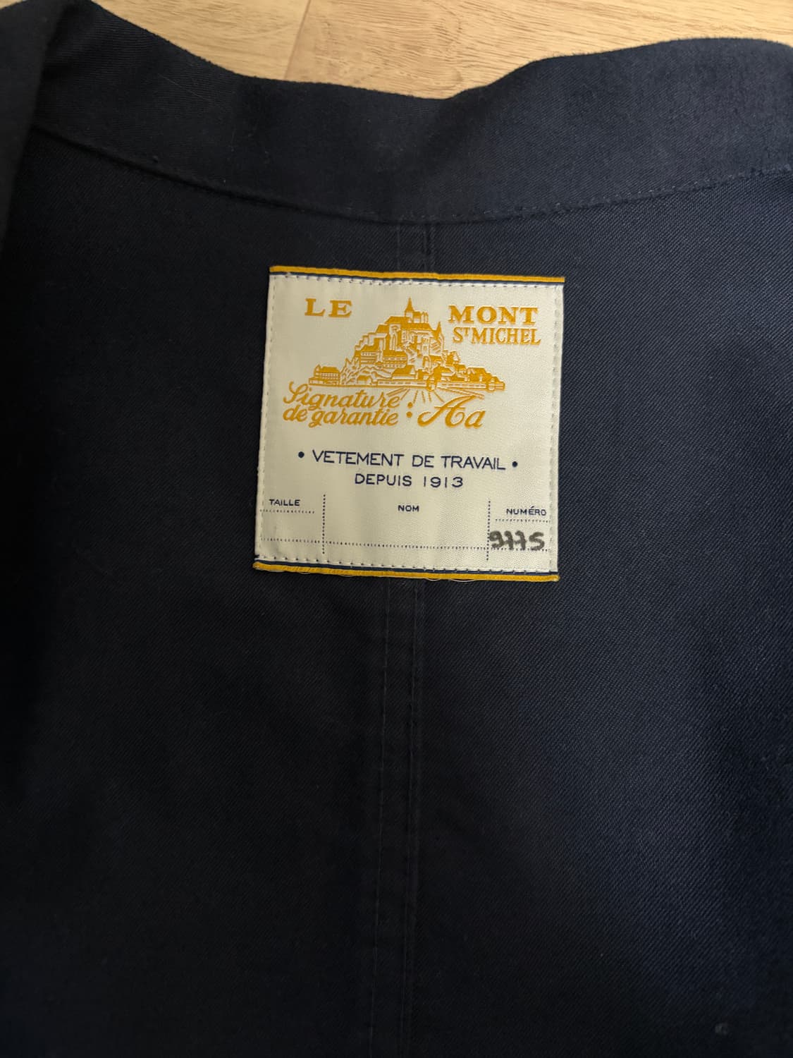 르몽생미셸 워크자켓 46 네이비 판매 상품이미지3