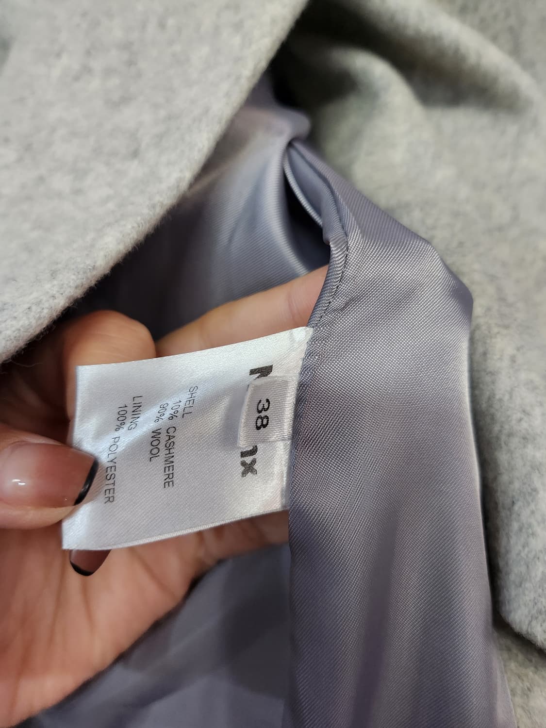 109) NO THX 캐시미어블랜드 울자켓 상품이미지6