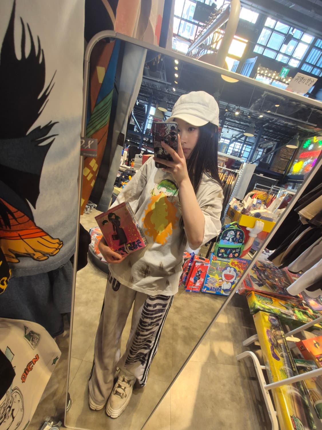 (새 상품) 시끌별 녀석들(M) 텐 짱 빈티지 워싱 반팔 티셔츠 상품이미지7