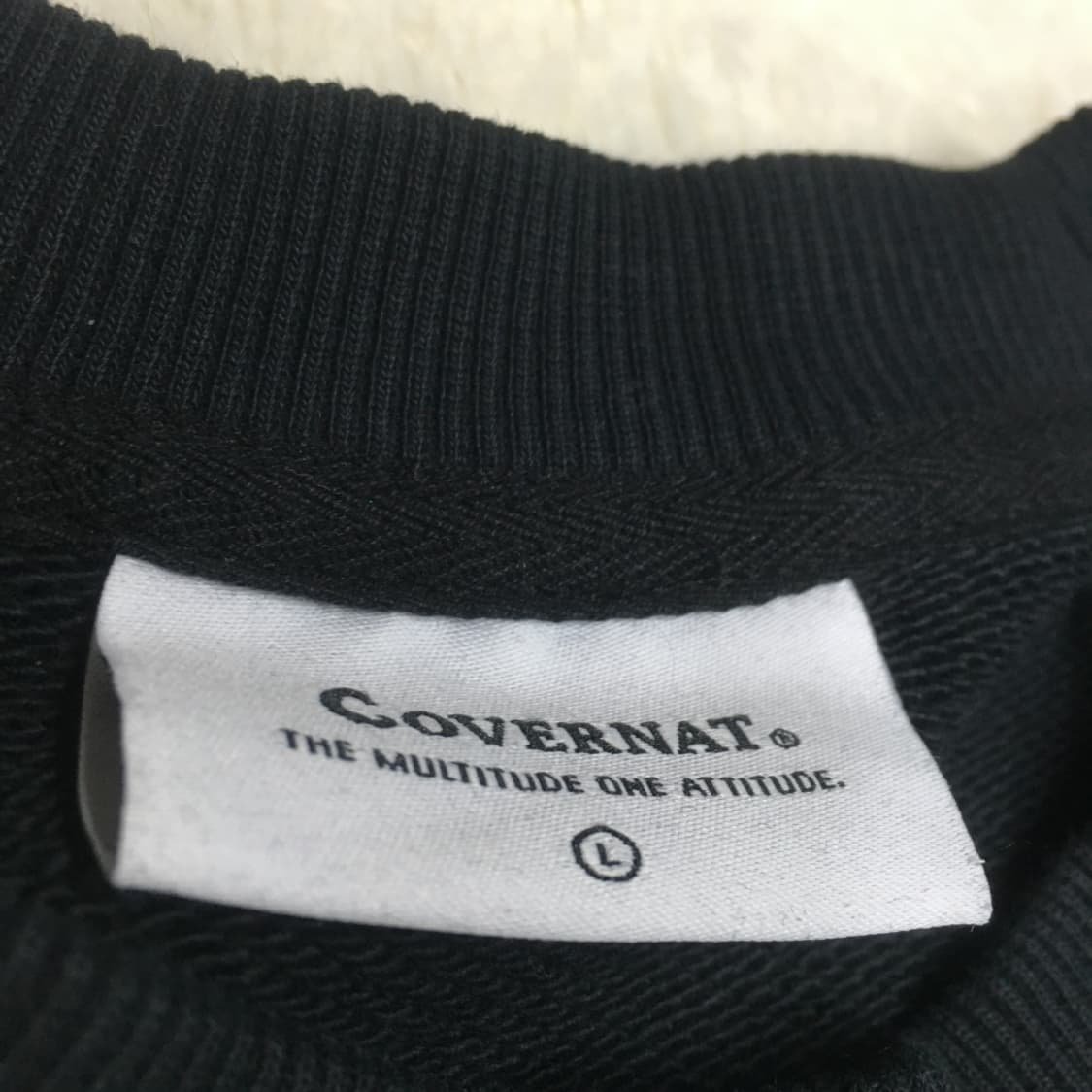 커버낫 백로고 맨투맨 CC31 상품이미지2