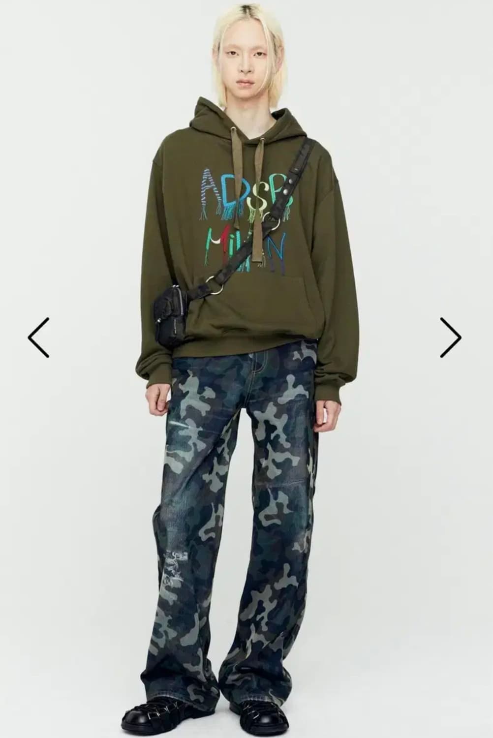 엔더슨벨 카키 후드 L 상품이미지5